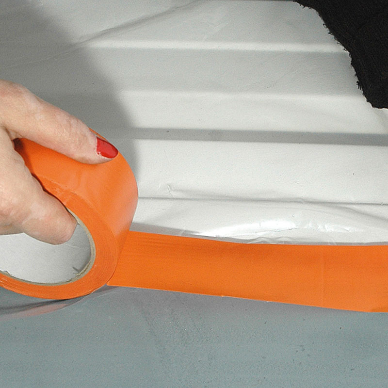 Adhésifs PVC orange : barrière à la vapeur d'eau- Blog - Adhésifs Direct