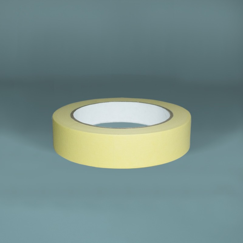 Ruban de Masquage Jaune 25mm x 50m - Pro & Particuliers - Haute Adhérence & Facile à Appliquer