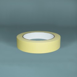 Yellow Masking Tape 25mm x 50m - Pack of 36 rolls | Strong Adhesion & Easy Application