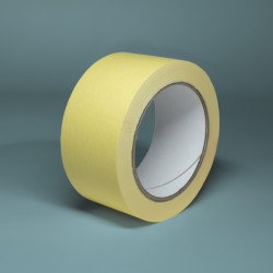 Pack de 36 de Rubans de Masquage Jaune 50mm x 50m - Pro & Particuliers - Haute Adhérence & Facile à Appliquer