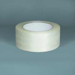 Ruban adhésif d'emballage 19mm x 50m - Transparent - Armé fil à fil - 130µ - 18 rouleaux adhésifs