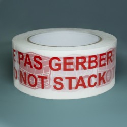 Ruban Adhésif NE PAS GERBER - 50 mm x 100 m - 28µ - BOPP - Vendu à l’Unité | Haute Adhérence & Déroulement Silencieux