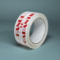 Pre-Printed "BANDE DE GARANTIE" Packing Tape - 50 mm x 100 m - 28µ - BOPP Film - 1 Adhesive Roll