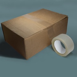 Transparent Packing Tape 48mm x 100m - 1 Roll | Strong & Silent