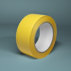 Ruban Adhésif PVC Jaune strié 50mm x 33m - A l'unité - Chantier et construction