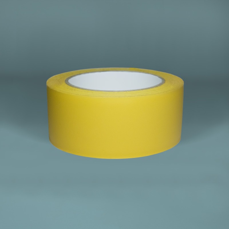 Ruban Adhésif Toilé Jaune Heavy Duty - 100 Mm X 50 M - Pour Réparations, étanchéité, Bricolage - Résistant Eau, Haute Adhésion