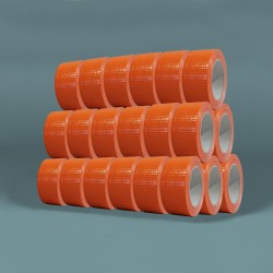 Ruban adhésif toilé orange 50 mm x 33 m - 36 rouleaux adhésifs - Fixation et réparation | Pro & Particuliers